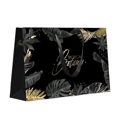 kualitas  Luxury Christmas Cosmetics Jewellery Paper Bag Shopping Tote Bag Art Paper pabrik